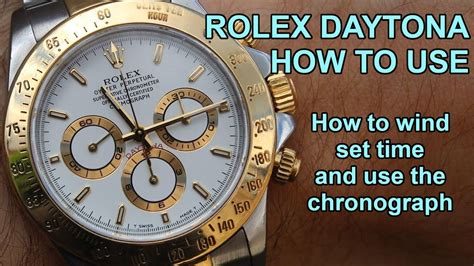 how to set a rolex watch instructions